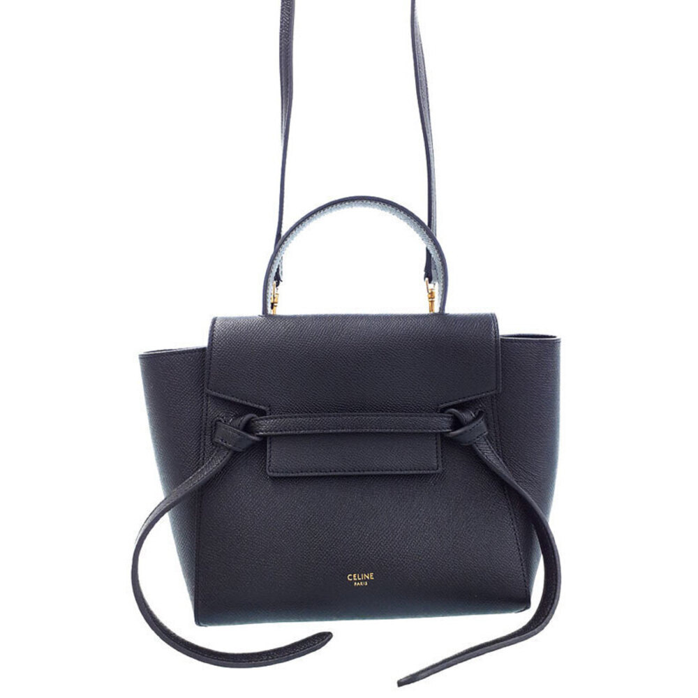 Celine Belt Bag 2way Crossbody Grained Calfskin Leather